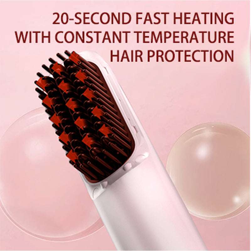 Wireless Hair Straightener Brush OUEST ZF001 OUEST
