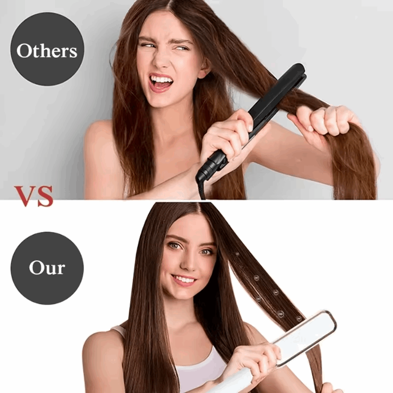 Ionic Hair Straightener Comb for Sleek Hair OUEST