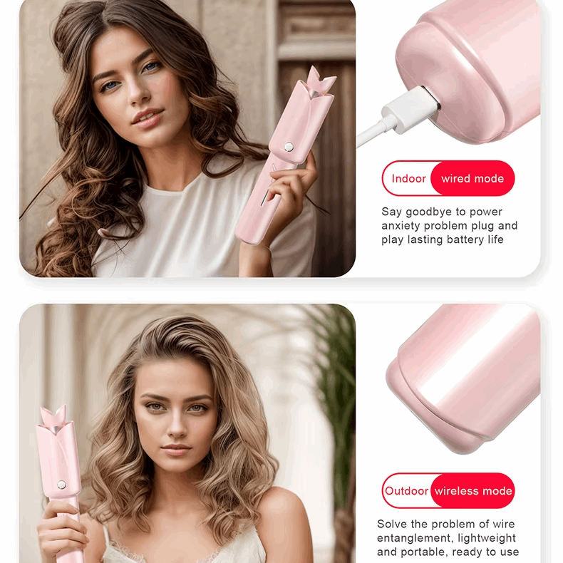 auto curling iron-OuestBeauty