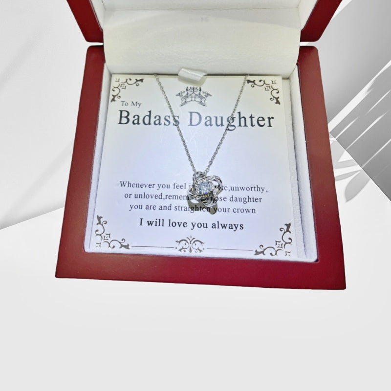 To My Daughter Necklace Gift Set | Lifetime of Love Necklace OUESTBEAUTY