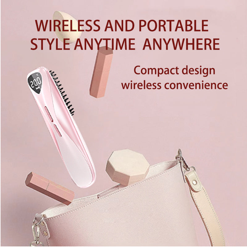 Wireless Hair Straightener Brush OUEST ZF001 OUEST