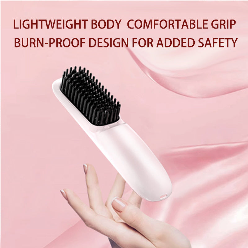 Wireless Hair Straightener Brush OUEST ZF001 OUEST