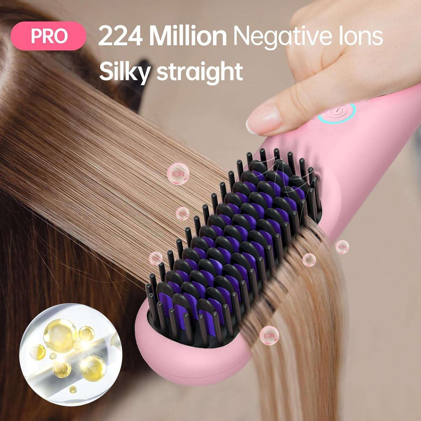 cordless hair straightener-OuestBeauty
