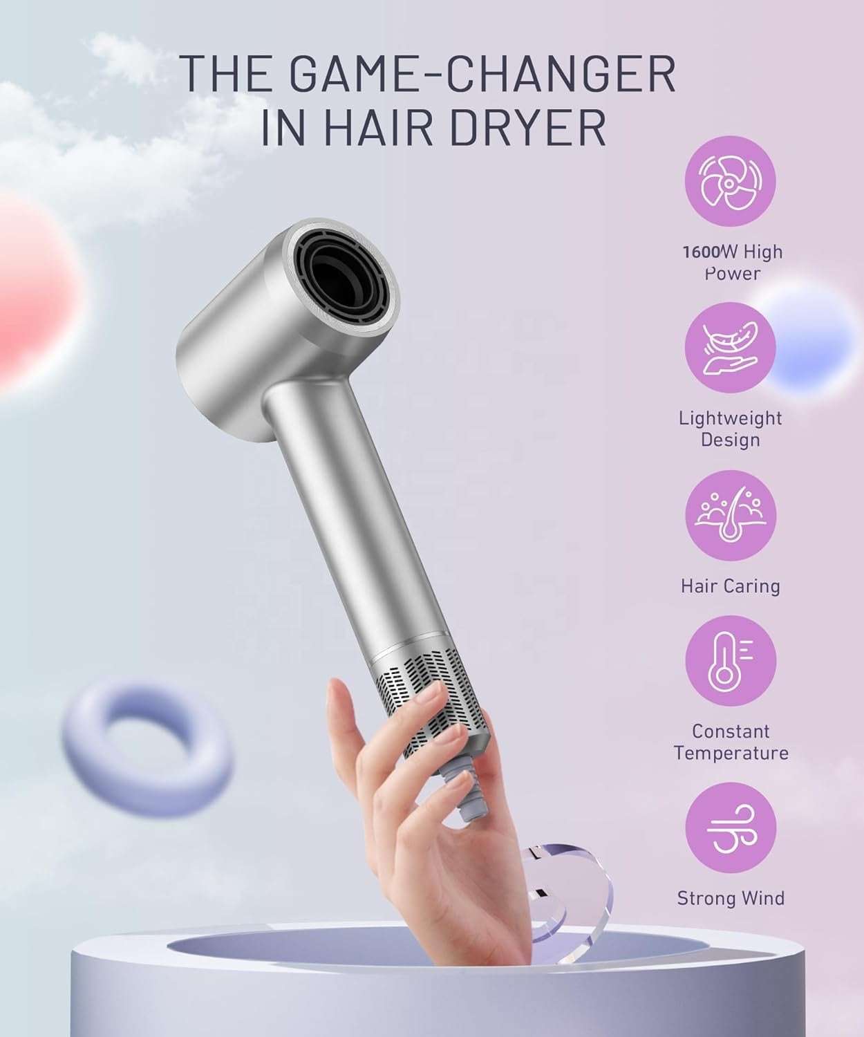 High Speed Hair Dryer ZCY-883 OUEST