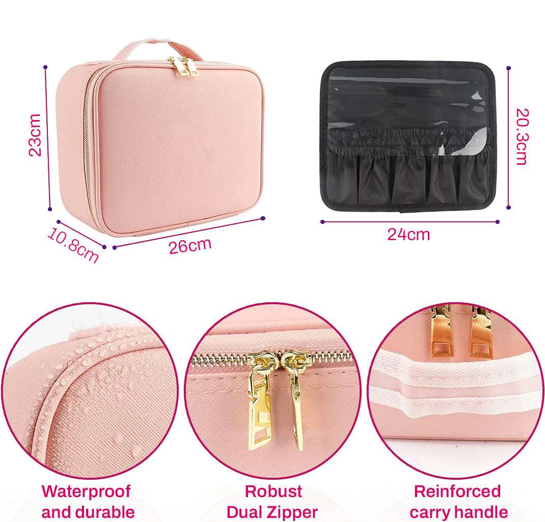 The WanderGlow Cosmetics Case OUEST