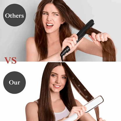 Ionic Hair Straightener Comb for Sleek Hair OUEST