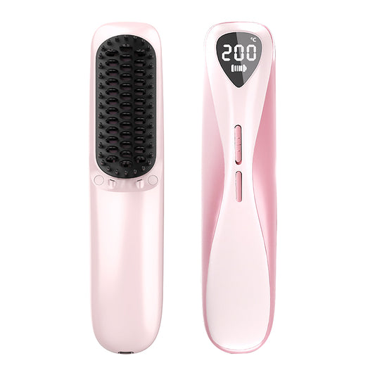 Wireless Hair Straightener Brush OUEST ZF001