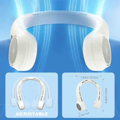 Cooling Rechargeable Portable Bladeless Neck Fan